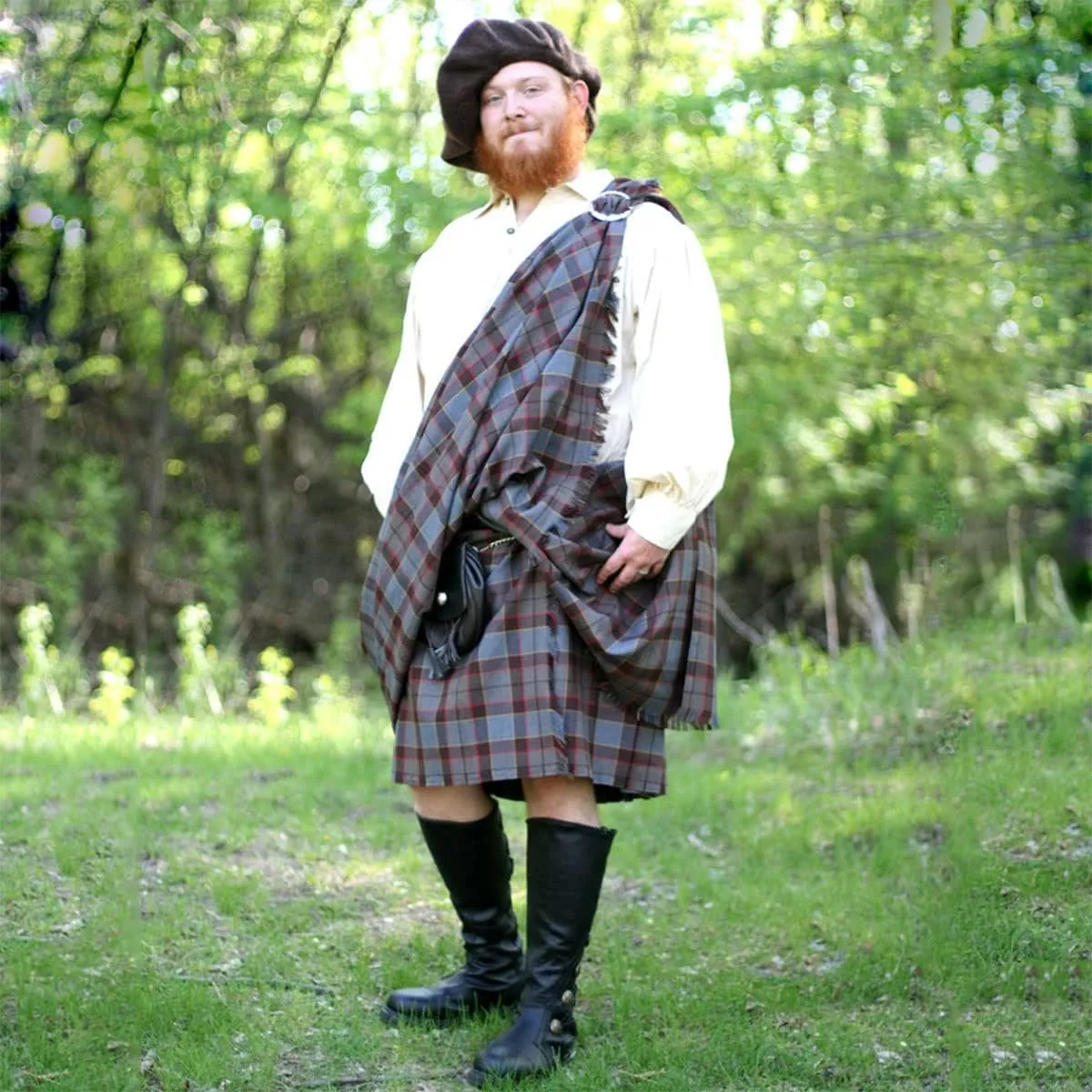 Each Time You Wear It - Adjustable and Versatile optional Authentic Great Kilt - Traditional Pleat 