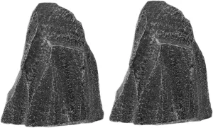Easy Installation 2pcs Outdoor Decorative Stones Realistic Faux Sandstone Rocks for Garden Terrarium savage and Fish Tank Landscaping Lightweight for Creative Applications and 