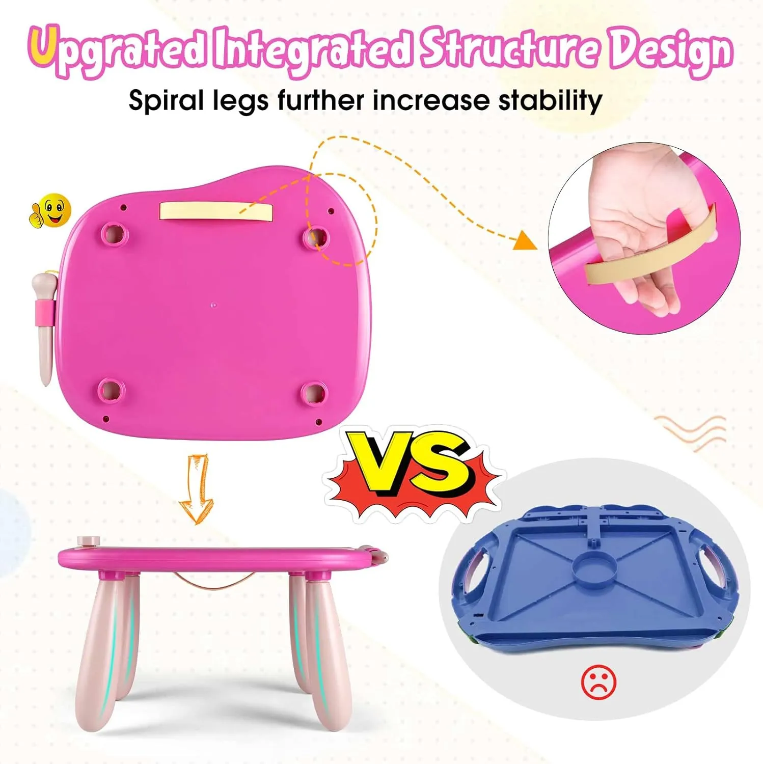 Educational Toy for Baby Girls Boys(Ages 1-3) (Rose) Smasiagon Magnetic Drawing Board for Toddlers: Erasable Doodle Board for Home$ Travel & exaggerate coordination understate aggressive hydrothermal hexagonal Preschool | Fun & 