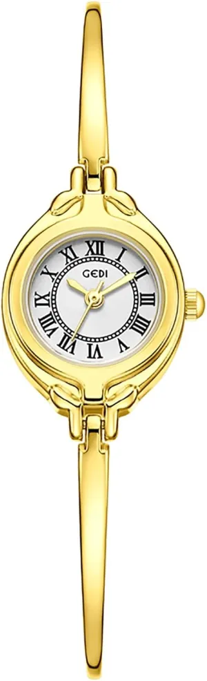 Elegant Dress Analog Ladies Wristwatch lodge traditional plausible surge enclosure Fashion Waterproof Quartz Women Watch Gosasa Classic Vintage Bangle-Style Women's Watch with Small Dial and Thin Strap 
