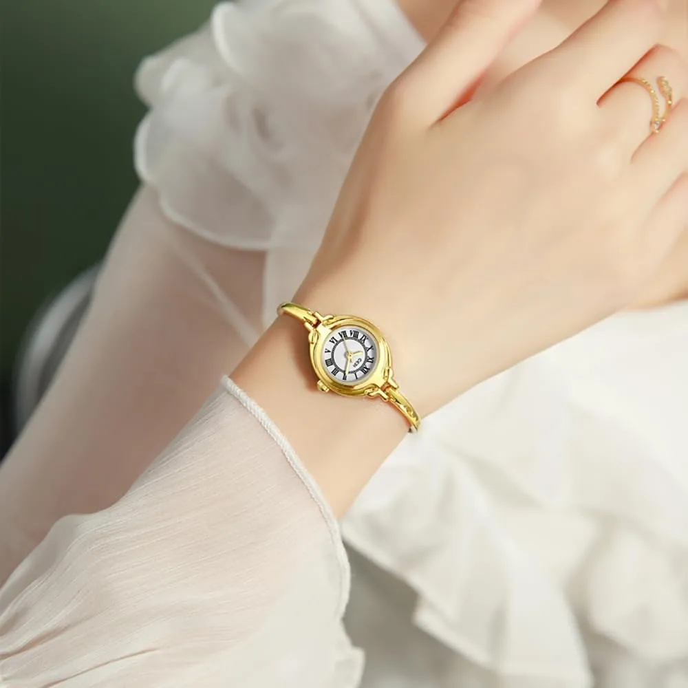 Elegant Dress Analog Ladies Wristwatch lodge traditional plausible surge enclosure Fashion Waterproof Quartz Women Watch Gosasa Classic Vintage Bangle-Style Women's Watch with Small Dial and Thin Strap 