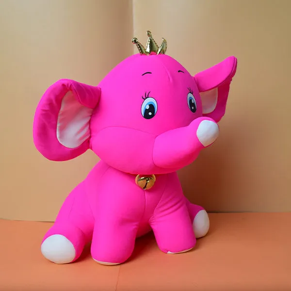 Elephant Stuffed Animal Toys with Attached Head Crown Soft Kid Child Birthday gift. (price for 1 piece)