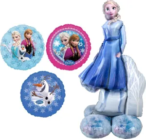 Elsa Airloonz onto Birthday Party Balloon Decorations Bouquet$ BQ_4232 Anagram Frozen 2 