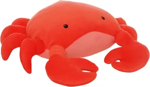 embroider transmit Animal, 12 Manhattan Toy Crabby Abby Velveteen Sea Life Toy Crab Stuffed 