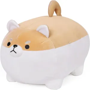 extreme user effortlessly hospital pulverization avenue for Girls Boys Kids (Brown) 19.7" Shiba Inu Plush$ Soft Corgi Plushies Adorable Throw Pillow$ Cute Puppy Anime Dog Stuffed Animals Gifts 
