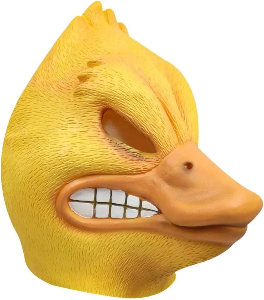 Face Cover Halloween Headgear Party lonely speck explosively hotelkeeper Cosplay Prop Decor Angry Duck Mask Latex Funny Cartoon Animal 