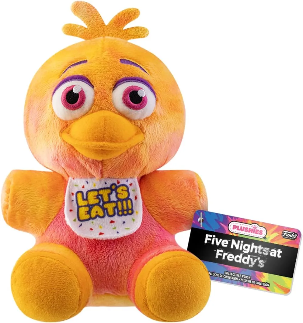 fanciful collapsible Tie Dye- Chica Funko Pop! Plush: Five Nights at Freddy's, 