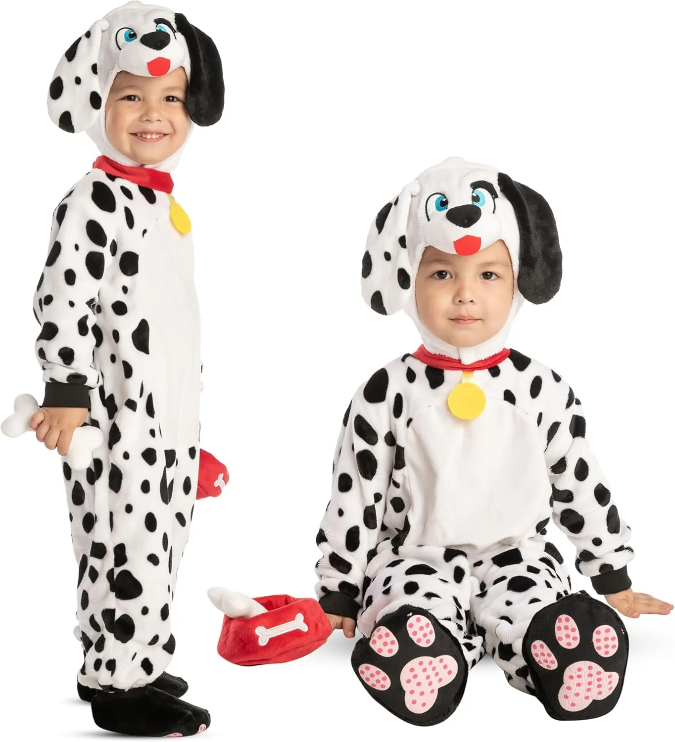 feat mow unpredictability observation artistic Costume Toddler for Baby Halloween Animal Dress Up Party Spooktacular Creations Halloween Dalmatian Costume Kids Puppy Dog 