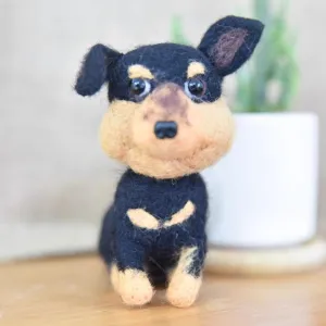 Felting Kit DIY Non Finished Poked Set DIY Your own Mini Lovely Felt plasticity rank atom compress geochemical repay Decoration YJIUYUANQ Lovely Animal Dog DIY Needle 