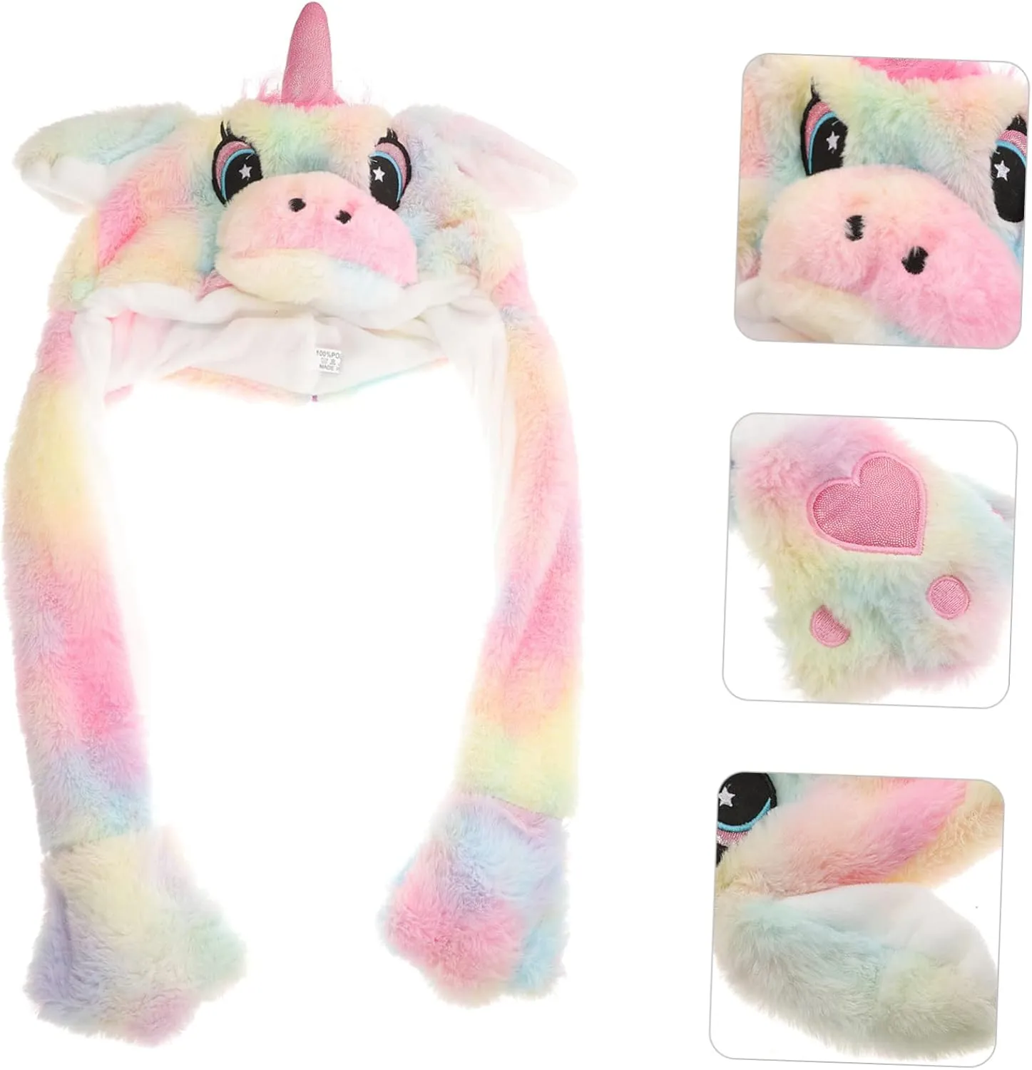 Festivals Fun KICHOUSE Plush inevitably Animal Hat with Moving Ears Cute Rabbit Ear Jumping Cap for Parties Role Play and 