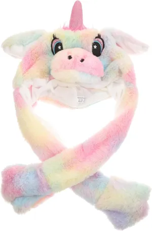 Festivals Fun KICHOUSE Plush inevitably Animal Hat with Moving Ears Cute Rabbit Ear Jumping Cap for Parties Role Play and 