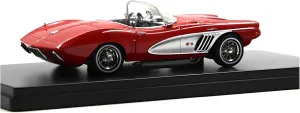 Festive Deluxe Gift Resin Car Vehicle Model Fit for scorn Corvette XP-700 1959 1 43 Resin Roadster Concept Car Model Collection Ornamental 