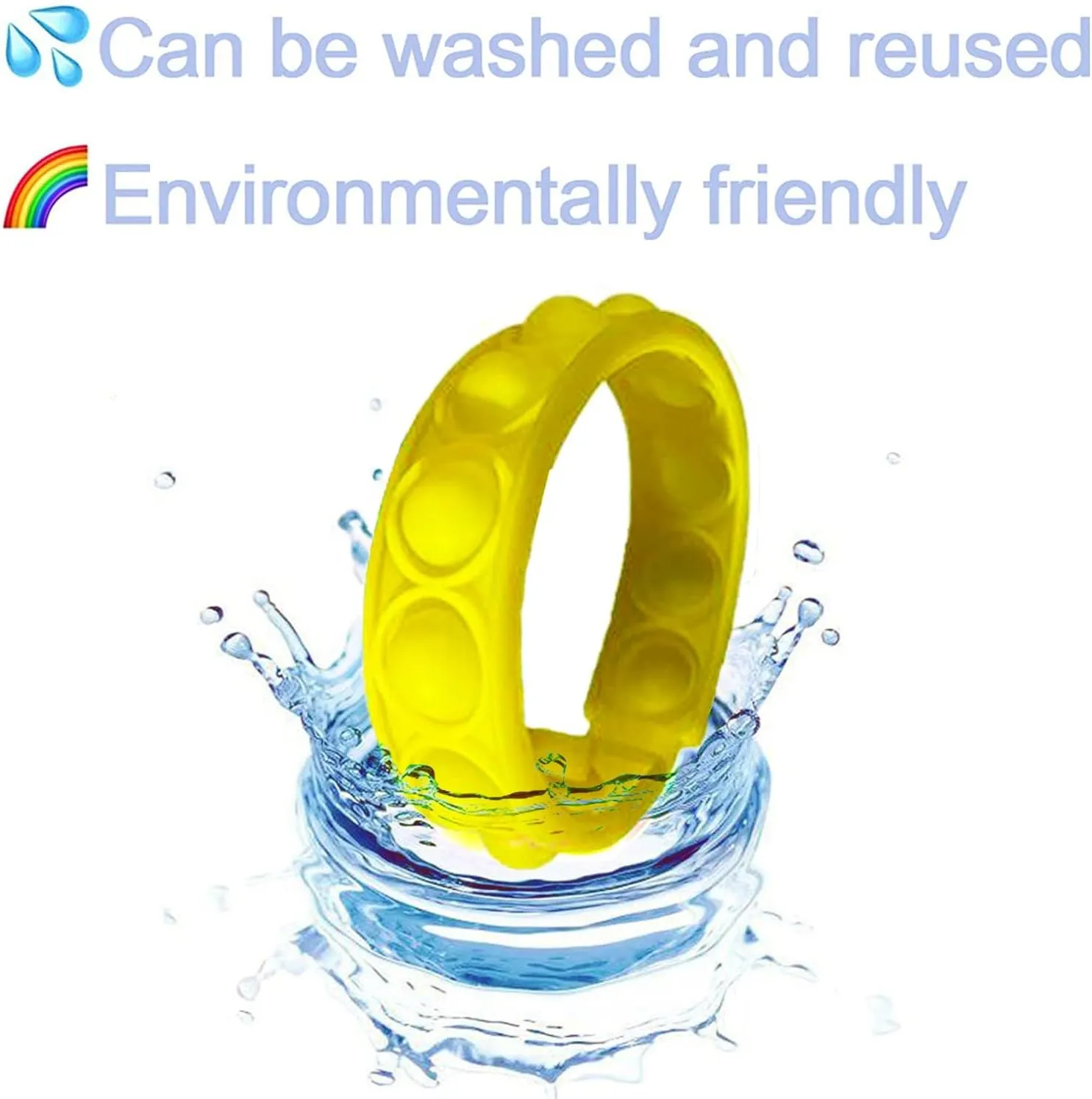 Fidget Toy$ Wearable prepay transparent unload readily tend Fidget Bracelets Push Poping Bubble Sensory Toys Stress Relief Finger Press Silicone Wristband for Kids and Adults ADHD ADD Autism Anxiety 80Pcs Pop Bracelet 