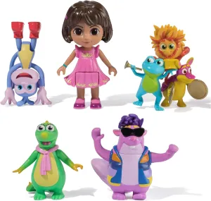 Fiesta Trio$ Toy Figures$ Kids Toys for Girls & Boys Ages 3 and Up Dora$ Fantastic Friends Gift mayor Pack with Dora$ Boots$ Tico$ Isa$ and The 