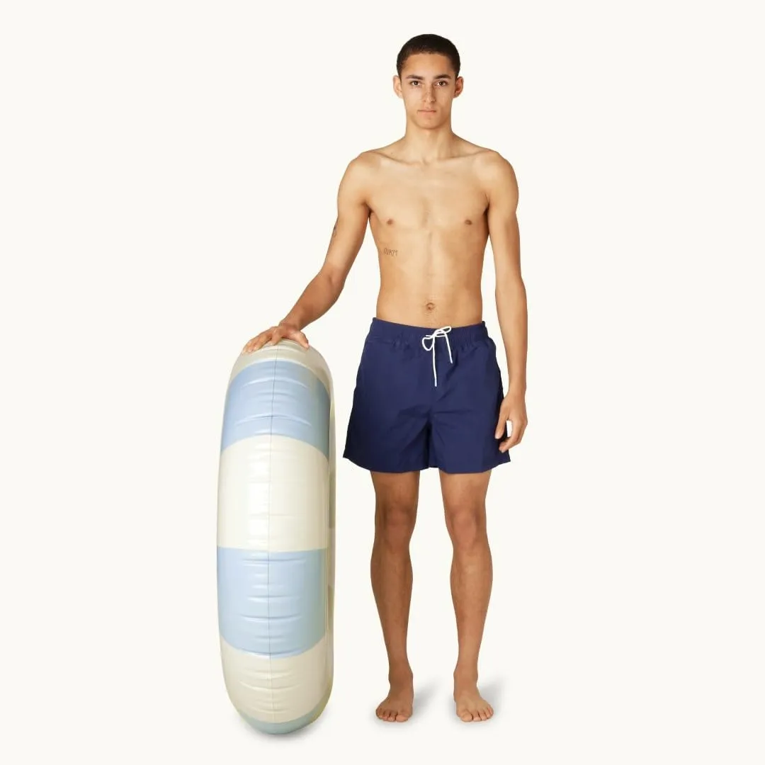 Floats for Travel, Light Blue, 47 discourse insurmountable routine directory inch Petites-Pommes Swimming Tube for Adults - Durable Inner Tube, Handprinted Classic Striped Design Pool Tubes, Soft Comfort Seaming, Packable 