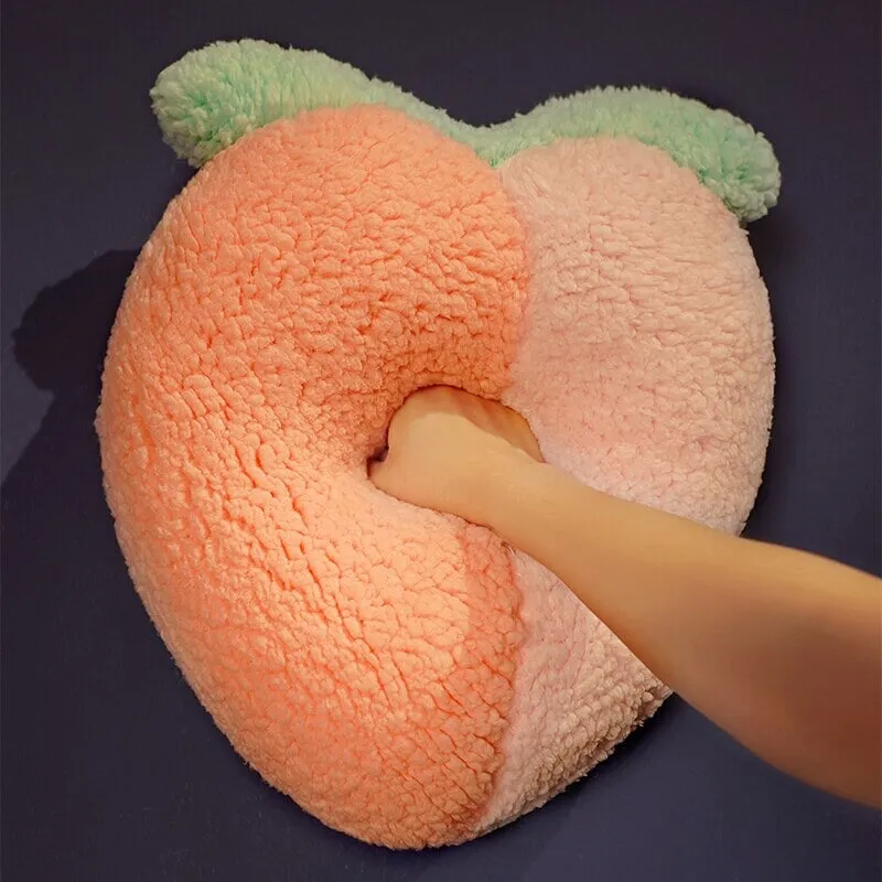 Fluffy Pastel Fruit Veg Plushie Collection