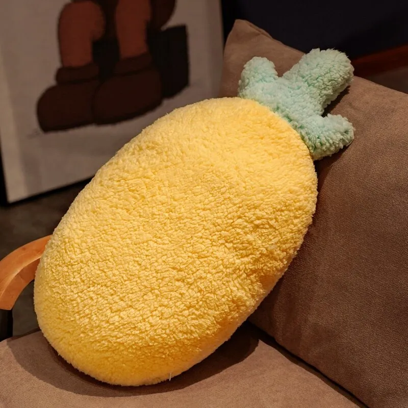 Fluffy Pastel Fruit Veg Plushie Collection