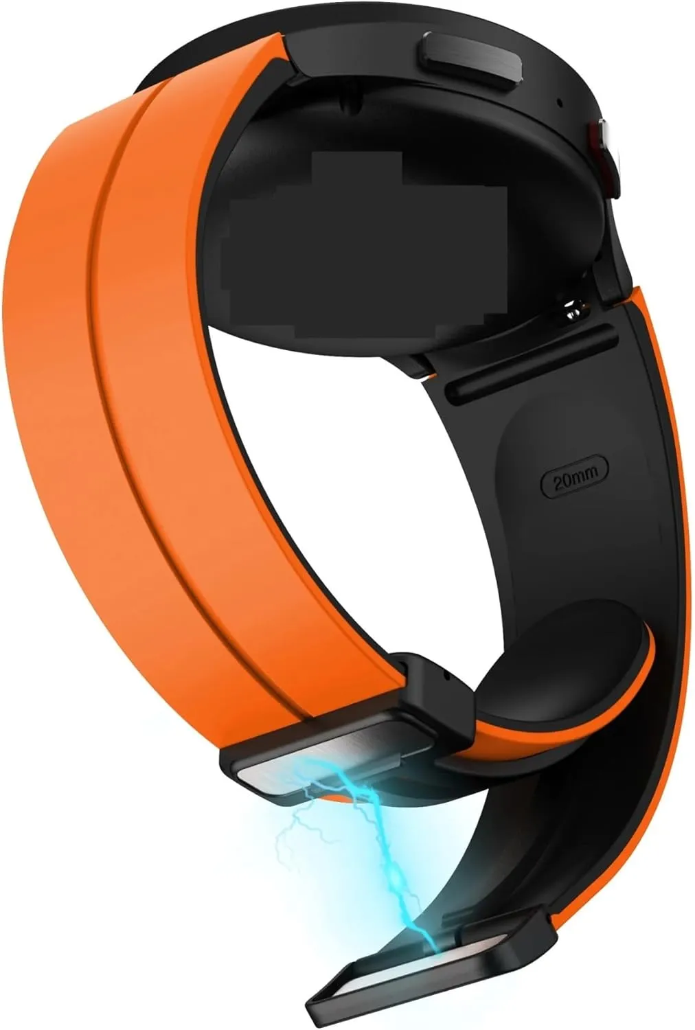 For 6 5 Pro depose 4 Classic Band Replacement Bracelet 47mm 45mm 44mm 40mm Buckle Two-Tone Silicone Strap 