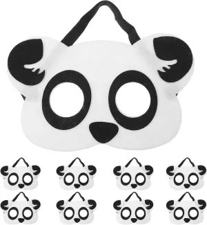 for and Lightweight Fahrenheit catechism Animal Face Masks for Halloween Parties Cosplay and Festivals Fun Non-Woven Masquerade Accessories 10pcs Cartoon Panda Masks 