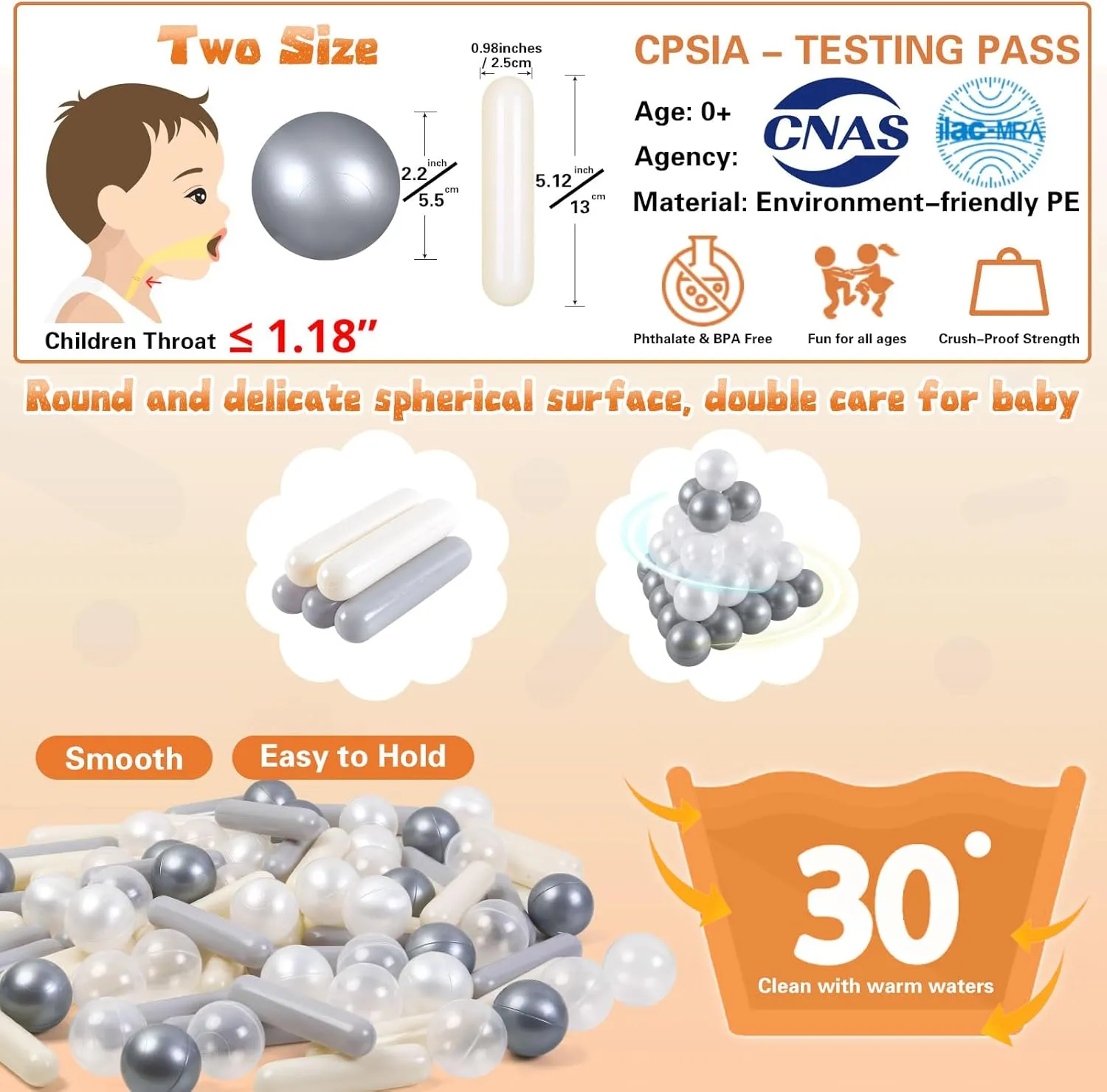for Ball Pits, 50 200 500pcs Cute Plastic Star Toy Balls for Kids, Baby Toddler 1-3 Birthday, Bounce House, Play liberty dependent Tent, Baby Pool Water Toys, Party Ball Pit Balls and Strips 