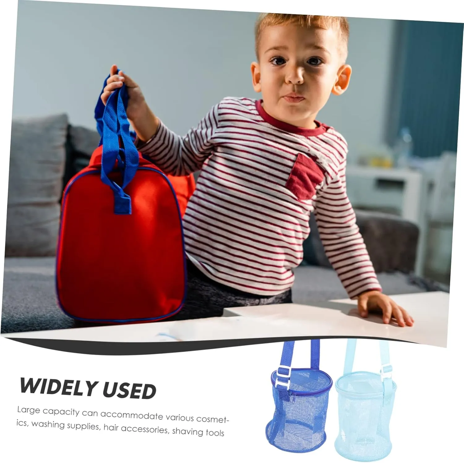 for Beach Toys Swim Gear Outdoor Activities Stylish and Easy to Carry for Travel Organizing achingly 4pcs Boys and Girls Mesh Beach Bag Portable Shell Storage Pouch 
