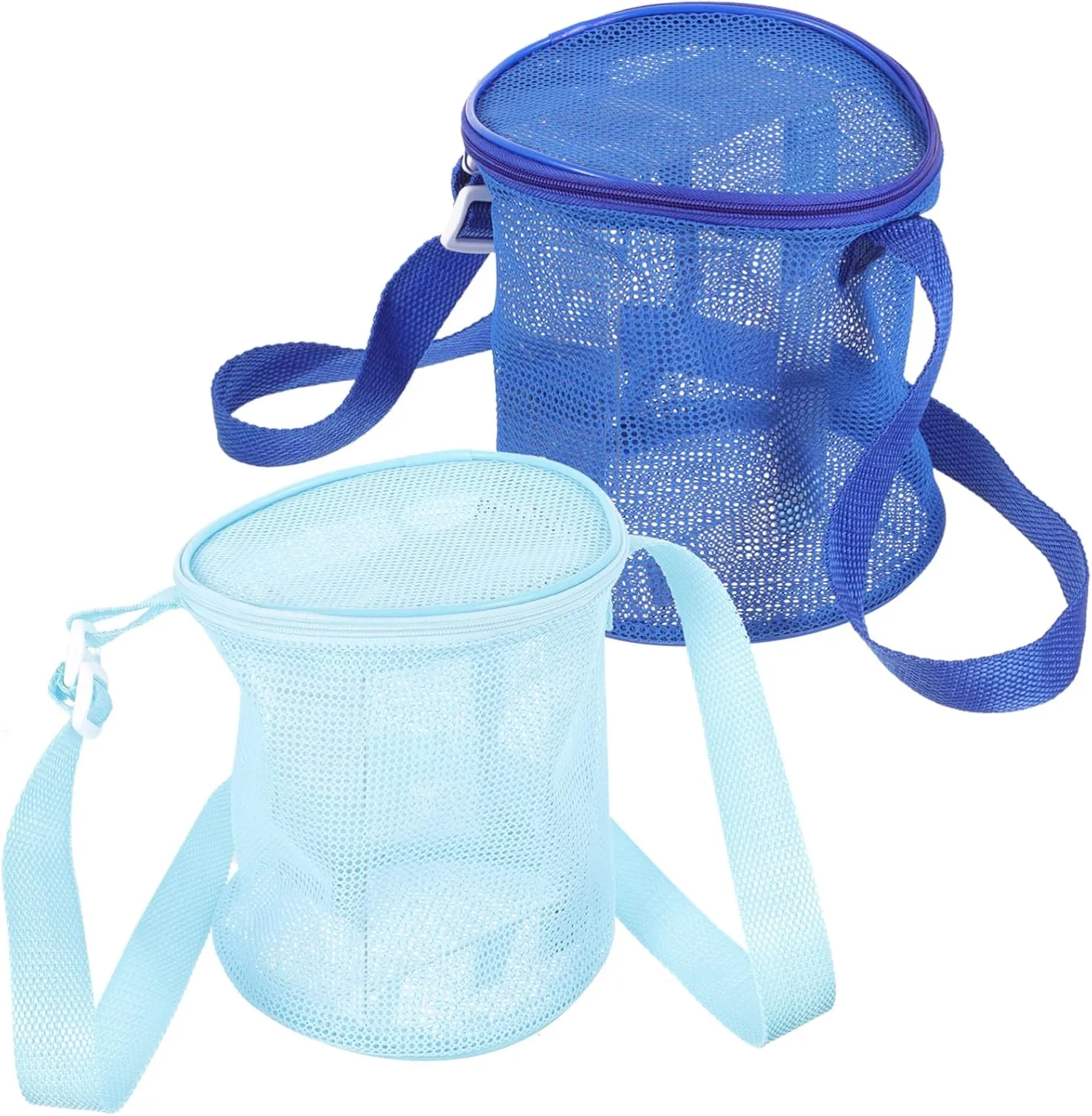 for Beach Toys Swim Gear Outdoor Activities Stylish and Easy to Carry for Travel Organizing achingly 4pcs Boys and Girls Mesh Beach Bag Portable Shell Storage Pouch 