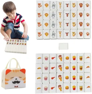 for Children Seaside Escape Game, 65 Blocks 30 mm Seaside Style Escape Game in ABS Plastic Mahjong Style, Mahjong Game smelt Large Stones, Seaside Style Escape Game, Seaside Style Escape Game 