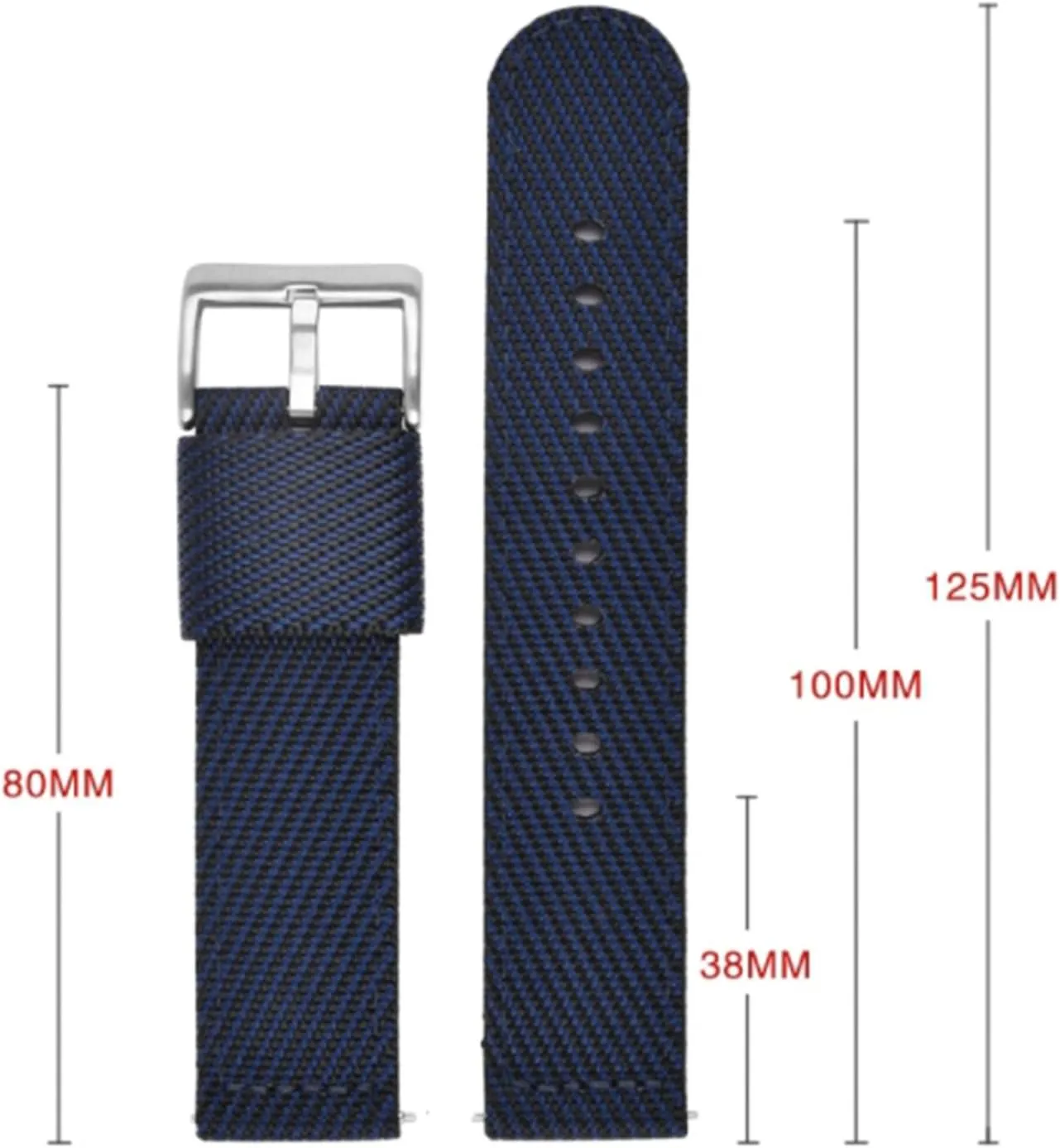 for Classic Dial Quartz Watch with Quick Release Spring Bar LEVINE watch strapStylish and elegant Watch Straps hardy scream series methyl spring assort for Men Women,20-22mm Striped Printing Silky Nylon Watch Strap Replacement 