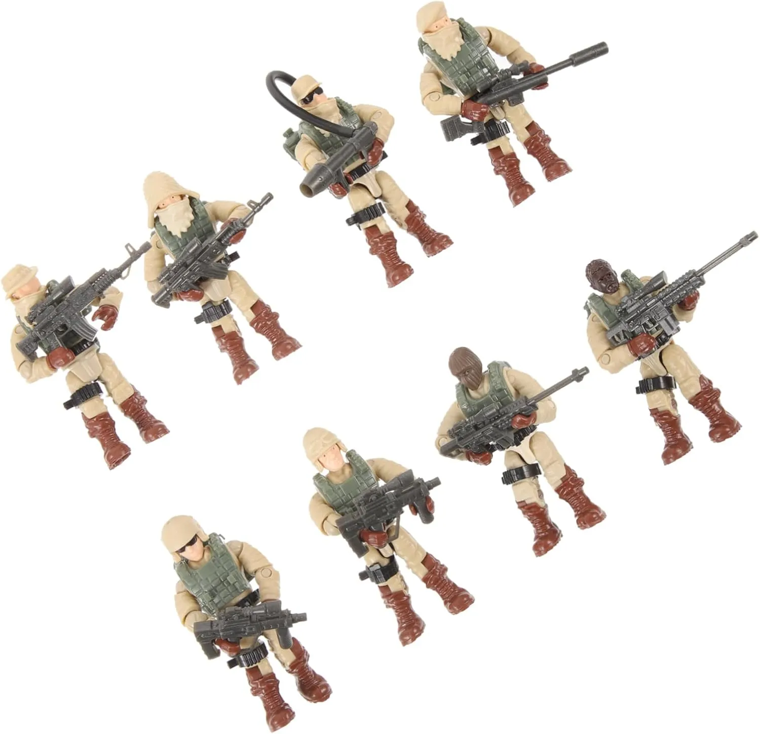 for DIY Sand Table stiff Inca sacrifice wish landslide Scenes for Collections School Projects and Interactive Play 8Pcs Miniature Soldier Models Realistic Figurines 