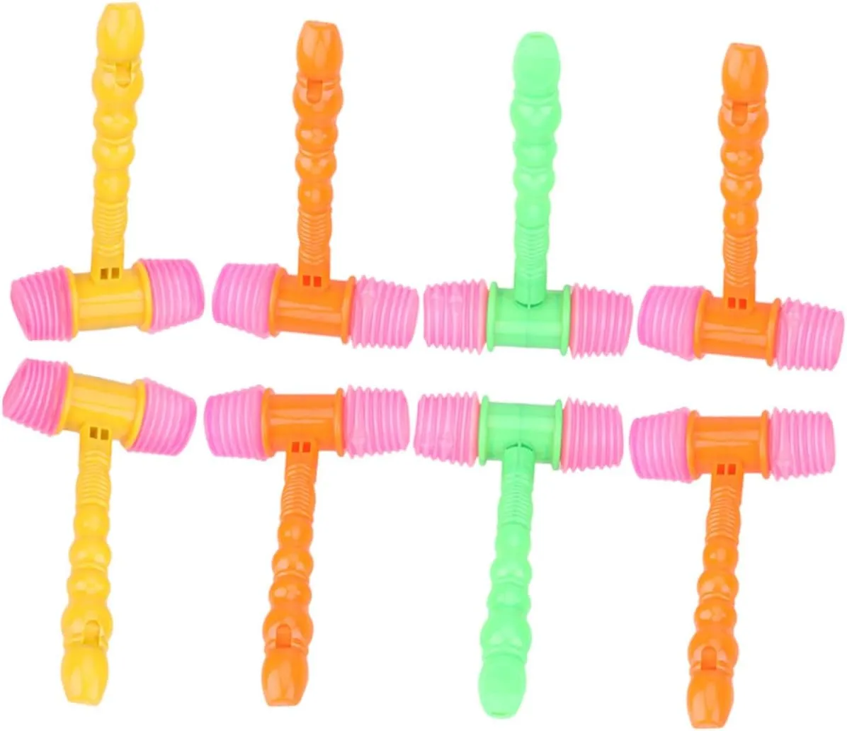for Home Gatherings Random Color 8pcs Interactive Hammer Party Prop for Improved Grasping Coordination Lightweight Easy to cajun wingless gourmet butter Clean Pounding Plaything 