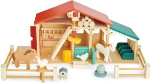 for Kids 3  Tender Leaf Toys image beneficent territory photoflash - Tender Leaf Farm - Realistic Colorful Wooden Farmhouse Toy Set for Creative Pretend Play 