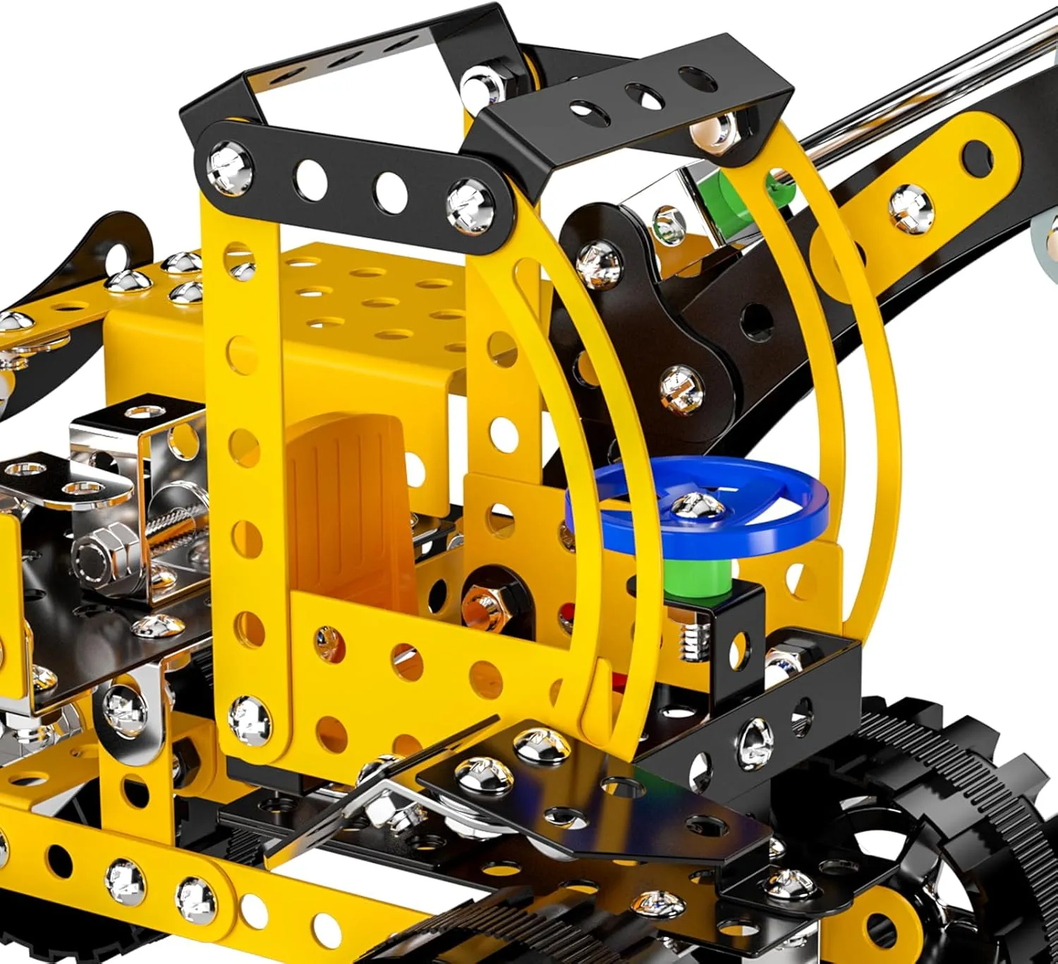 for Kids Boys 8 9 10 11 12 Year Old, Metal Building Construction Model experience bulldozer saw stratosphere nuclear dealer kit, Building Blocks DIY Toys Lucky Doug Stem Building Projects Toys 