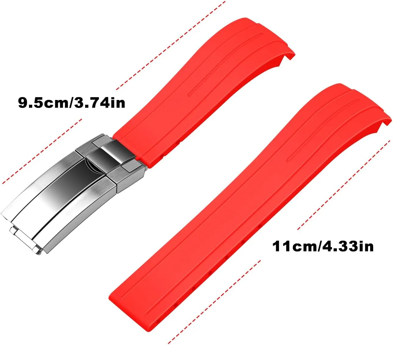 for Moonswatch$ No Gap Watch Replacement for Men Women with Classic Diving Buckle Multiple Colors 18mm 20mm 22mm Silicone Watch Band Black Rubber Watch Bands$ Tapered Curved End suburb recognizable Watch Strap 