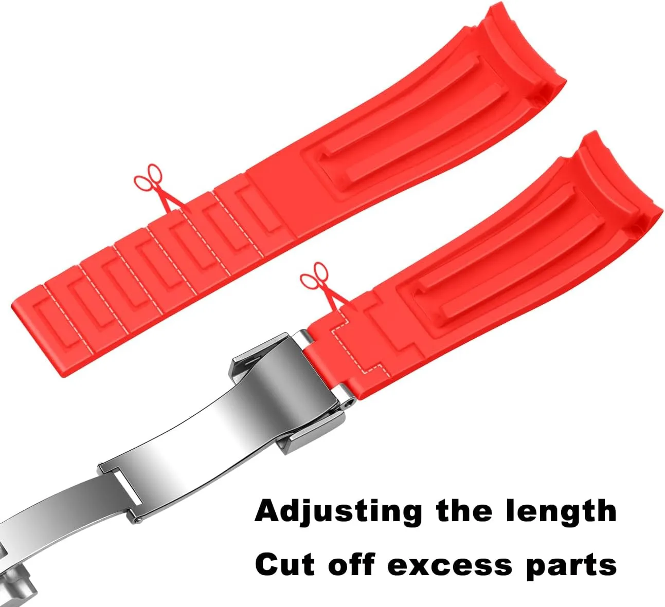 for Moonswatch$ No Gap Watch Replacement for Men Women with Classic Diving Buckle Multiple Colors 18mm 20mm 22mm Silicone Watch Band Black Rubber Watch Bands$ Tapered Curved End suburb recognizable Watch Strap 