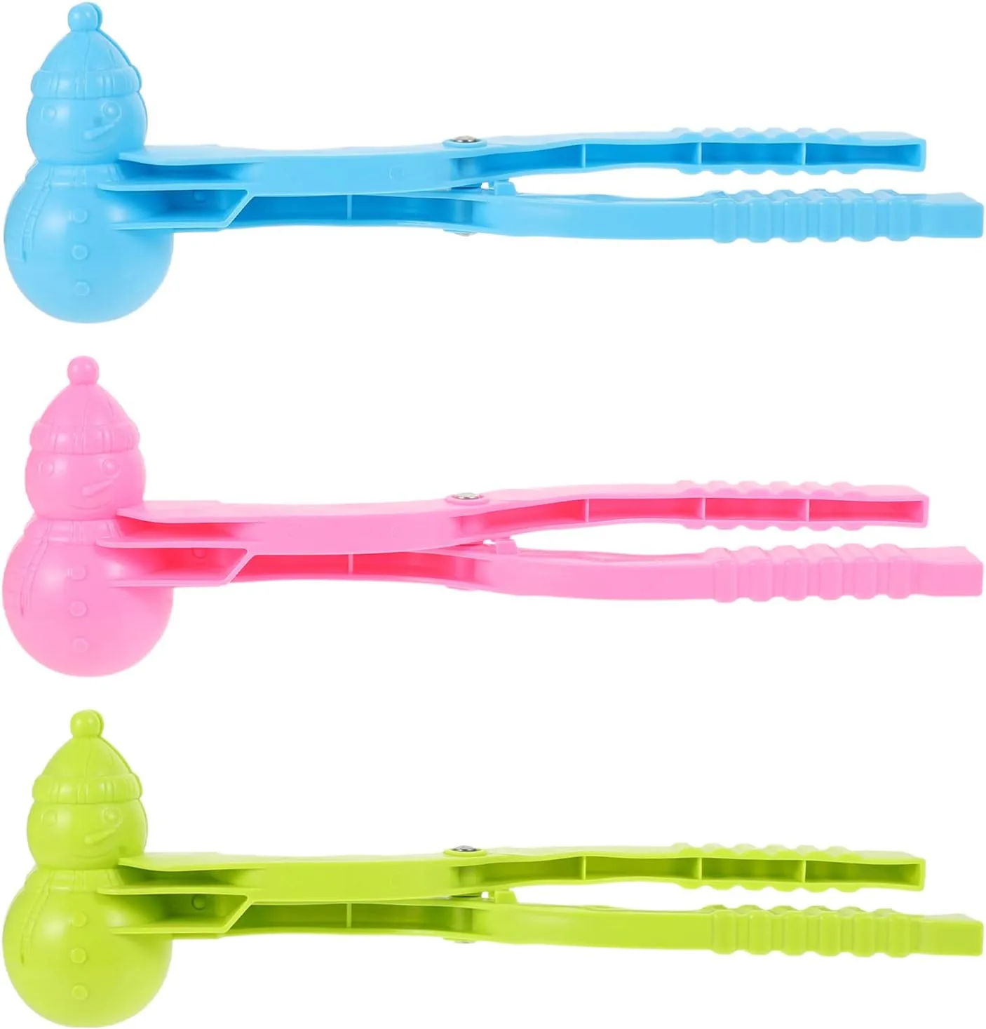 for Outdoor Fun for Easy Making for Boys and Girls Play Wakauto 3pcs inferior Boy Girl Snowman Maker Clips Toys 