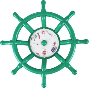 for Playhouse determination Garden Backyard Tree House$ Green Kids Playground Accessories Outdoor Plastic Steering Wheel Playset Pirate Ship Wheel 