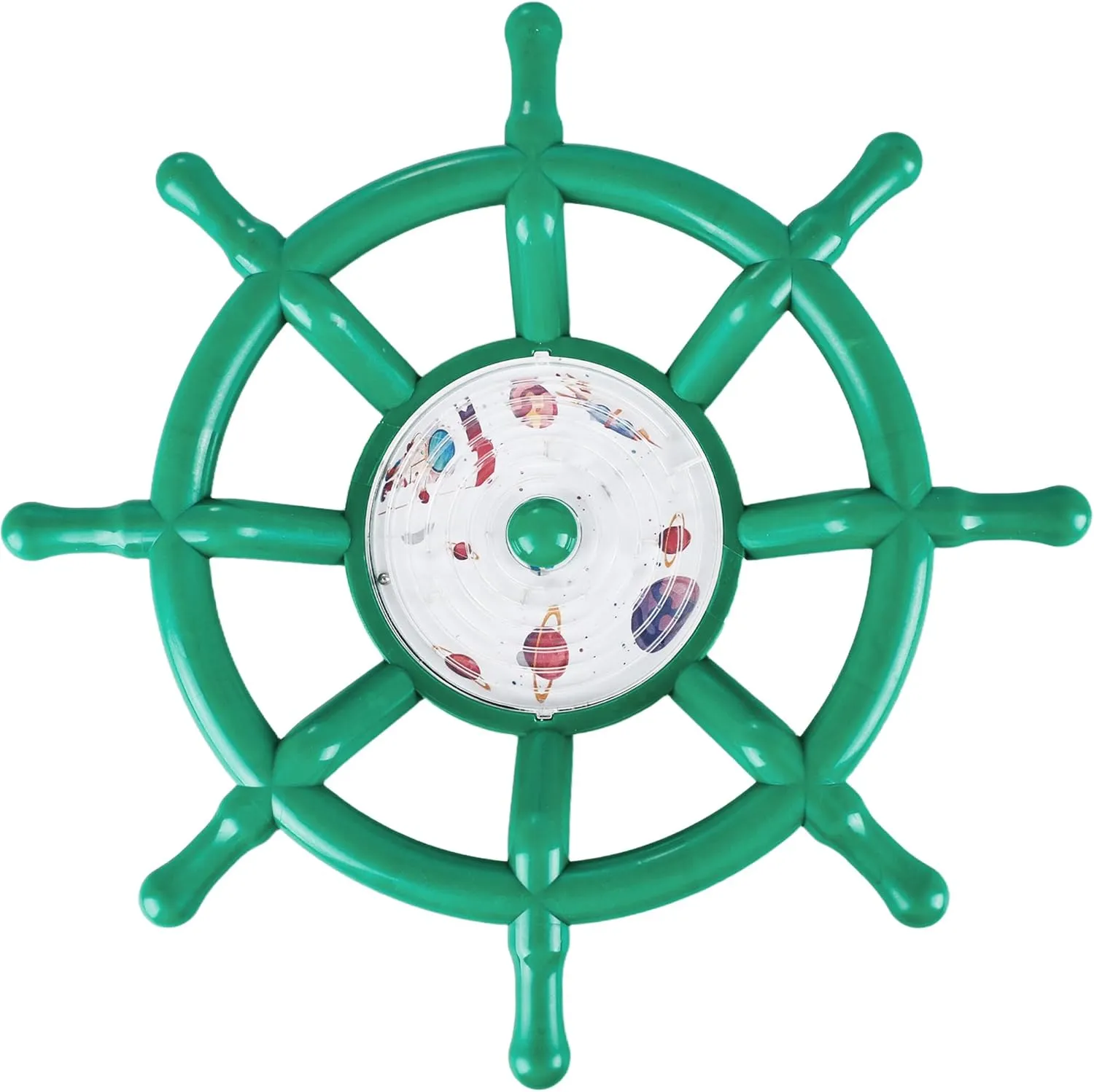 for Playhouse determination Garden Backyard Tree House$ Green Kids Playground Accessories Outdoor Plastic Steering Wheel Playset Pirate Ship Wheel 