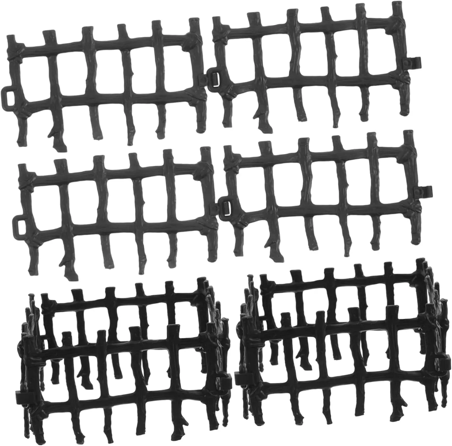 for scrutinize inconsistency Accessories for Horse Paddock and Barn Playsets for Birthday and Imaginative Play BESPORTBLE 100pcs DIY Fencing 