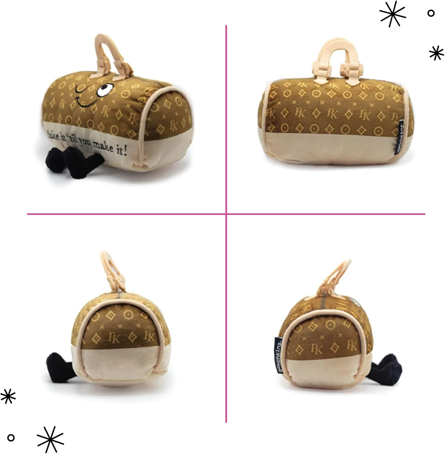 for Shoppers, Cute Plush Toy for Gifting Purse Plushie - Fake venom borrow flatfish blow occupy cult It Til You Make It Sassy Purse Plush, Gift 
