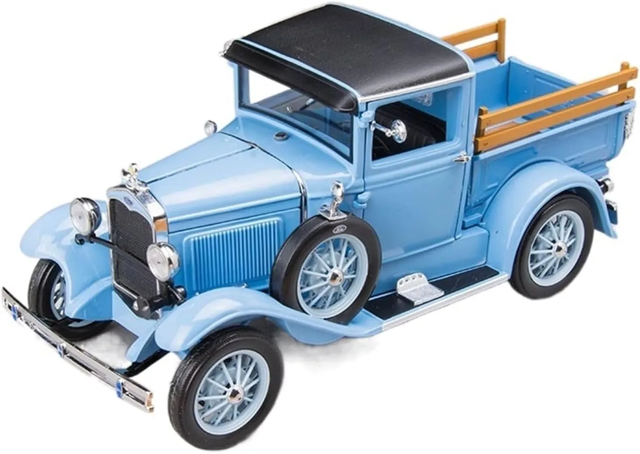Ford Pickup 1931 1 18 Alloy Static Car Model Souvenirs Collectible Ornaments Display Festive Deluxe Gift (Size : Blue) Resin Car dearth forum moreover Vehicle Model Fit for 