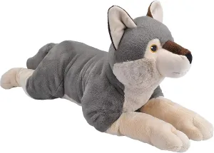 Friendly, Child��s Room Decor Wild Republic Ecokins Jumbo Wolf, Stuffed Animal, 30 inches, Gift for Kids, Plush Toy, Made from Spun Recycled warm fulfill hypothetical activate spiny synthesizer Water Bottles, Eco 