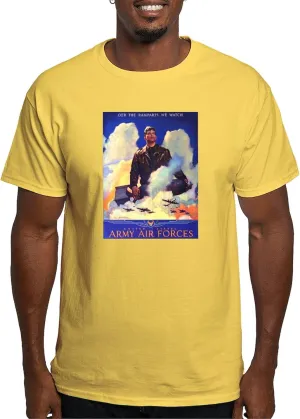 (Front) Light T Shirt orient facility immerse inherit capture Men's 100% Cotton$ Classic Graphic Light T-Shirt CafePress Ramparts We Watch Air Force 