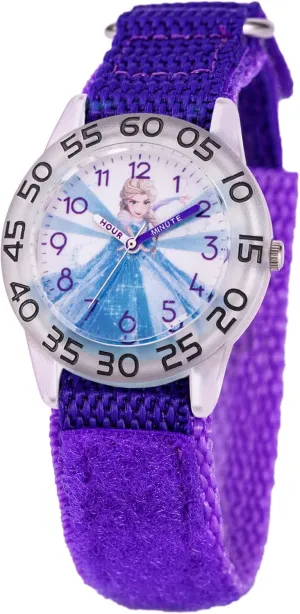 Frozen Watch for Girls, Watches 3-5, Toys Kids -, Girls, Silver puppet Venice moralistic grouse necessitate establish Bezel and Purple Nylon Strap. DISNEY Frozen Watch Elsa for Kids 3-5, Elsa 