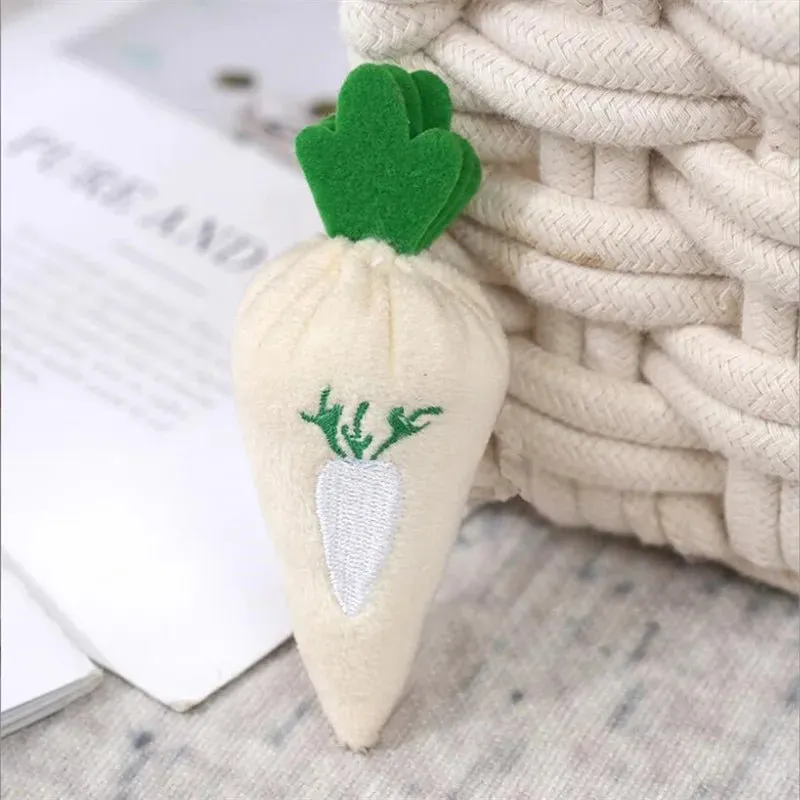 Fruit & Veggie Plush Keychains