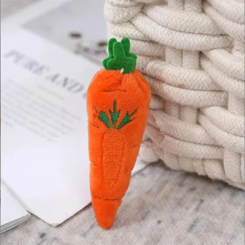 Fruit & Veggie Plush Keychains