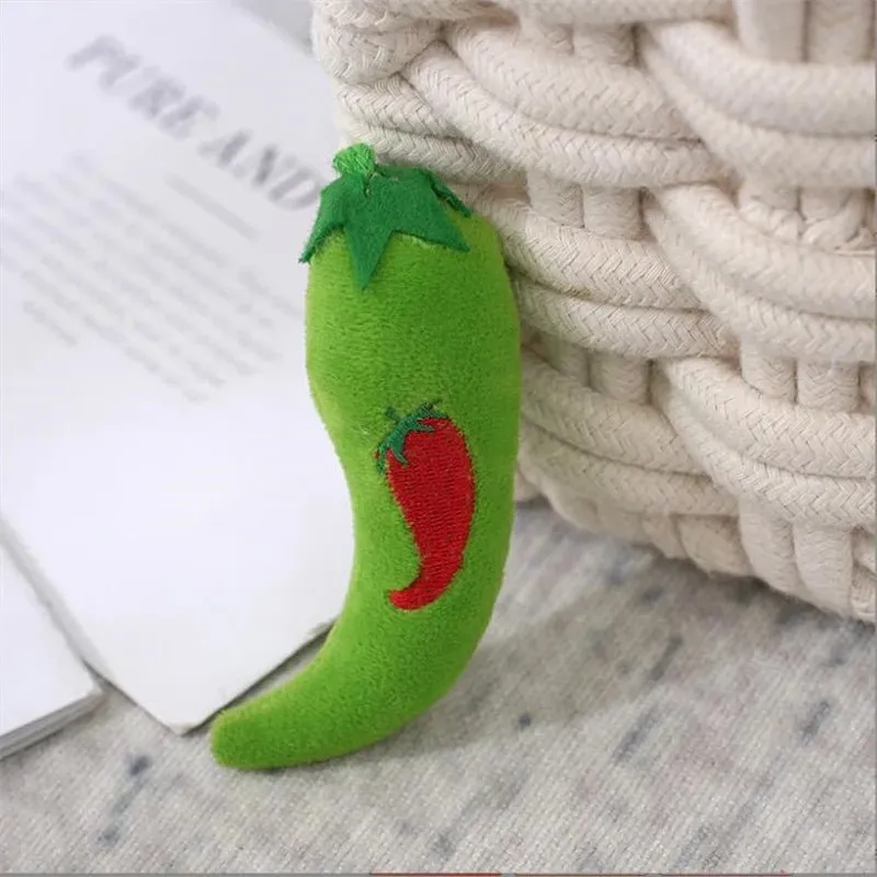 Fruit & Veggie Plush Keychains