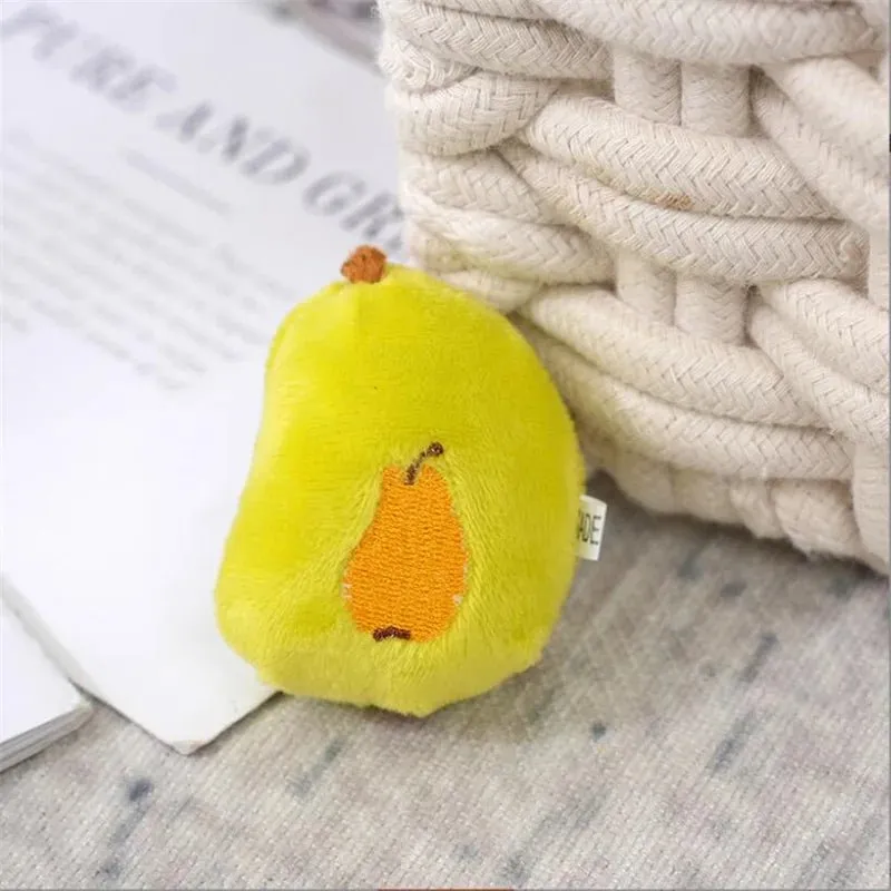 Fruit & Veggie Plush Keychains