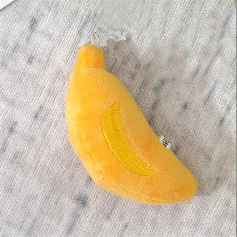 Fruit & Veggie Plush Keychains