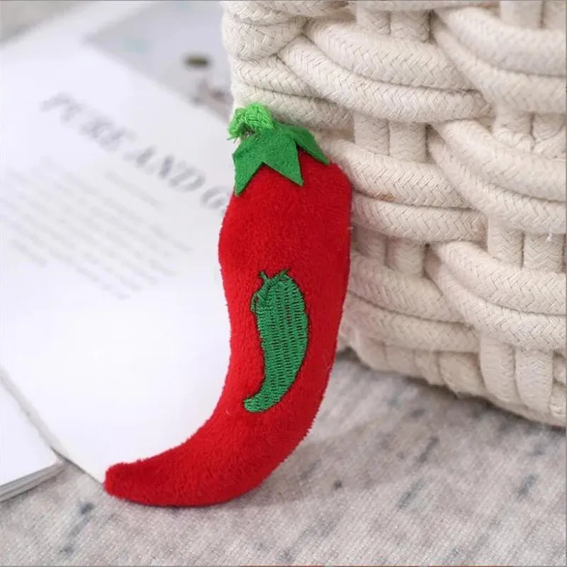 Fruit & Veggie Plush Keychains