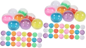 Fun Vending Machine Games Home career Party Supplies ERINGOGO Ball Toys 50pcs Round Capsules 